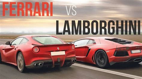 difference between ferrari and lamborghini